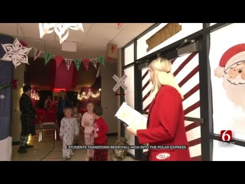 Students Transform Berryhill High School Into The Polar Express