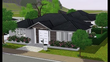 Sims 3 // Modern starter home