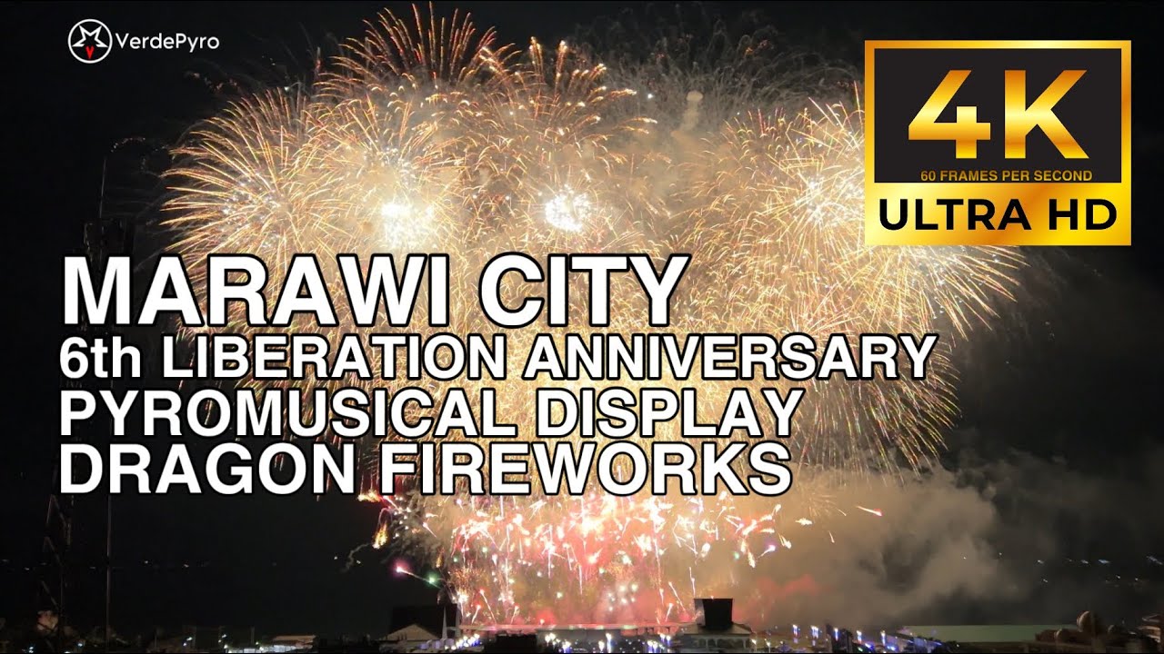 Dragon Fireworks - Marawi City Liberation Anniversary Grand Pyromusical Display - Dragon Fireworks