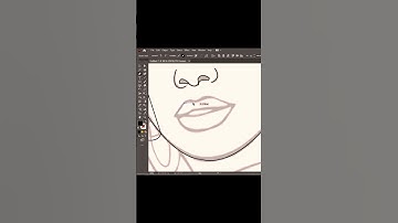 turning sketches into vector art (part3) #adobeillustrator #digitalart#vector