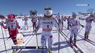 2016/17 fondo 10 km tc donne mass start Québec City - Bjoergen, Weng, Parmakoski