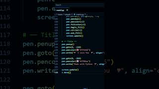Python Programming Language #shorts #coding  #python #graphics
