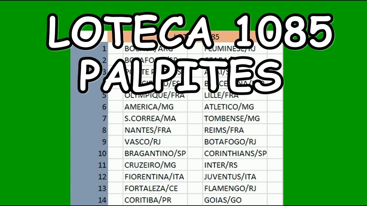 Palpites Loteca 885: dicas e informações completas dos 14 jogos