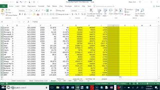 Excel 2016 Practice Test, File 1, Video 1 of 2