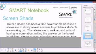 SEE SMART Notebook  Screen Shade