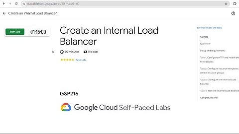 Create an Internal Load Balancer.                    #qwiklabs #arcades #qwicklabs #2024