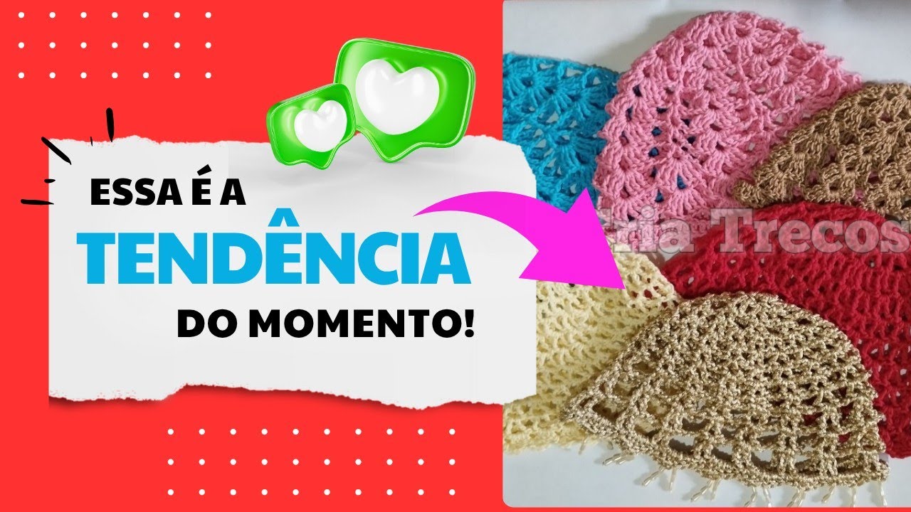 Maravilhas do Crochê! Head Pieces, ou Peças de Cabeça, são as queridinhas da vez! 