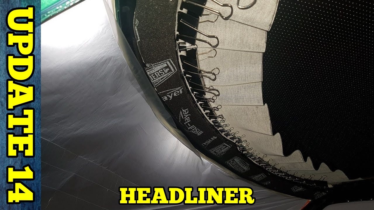 260Z Build #14 - Making the roof headliner and trim