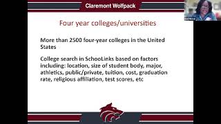 Rising Seniors Registration and Post High School Planning Webinar