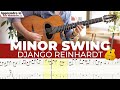 Minor swing django reinhardt  solo et tablature gyspy jazz free tab