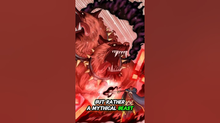 Shamrock Figarland Reveals His Sword Cerberus | One Piece |