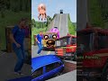 Massive Truck & Car | Beamng Crash - A Visual Feast #shorts #beamng #vfx #beamngdrive