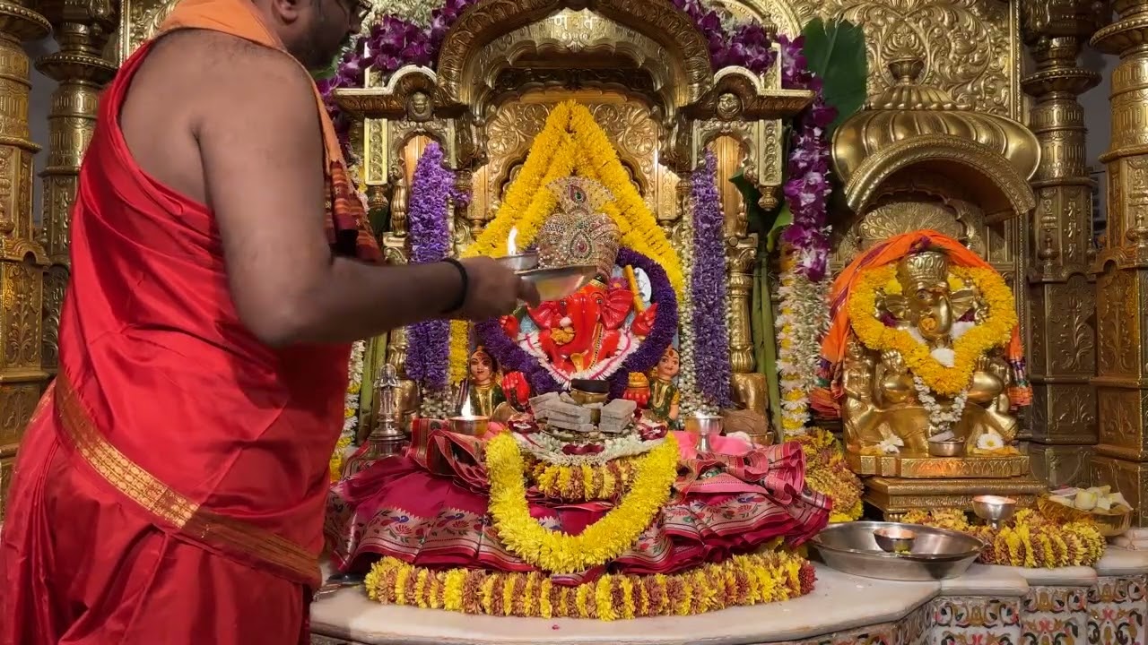 श्री सिद्धिविनायक LIVE आरती दर्शन | Siddhivinayak Ganpati Dadar Aarti🙏🏻 ०६/०३/२०२६🛕