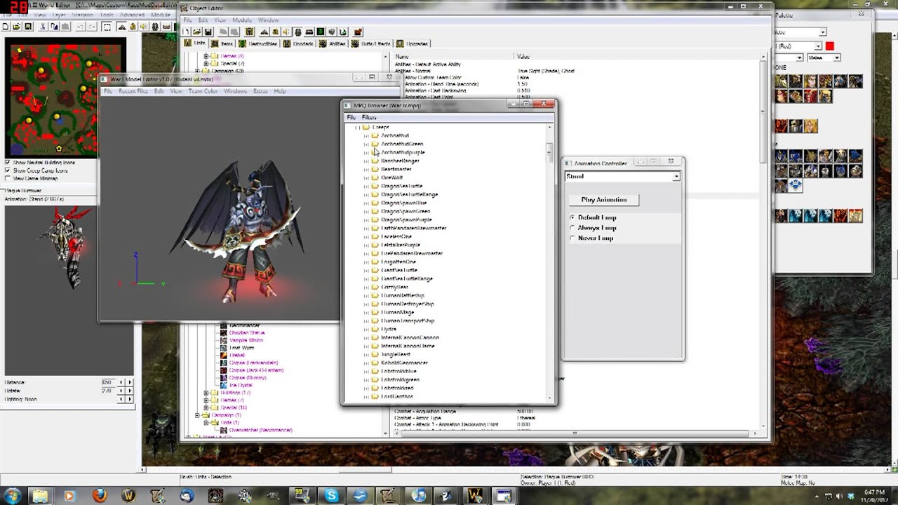 How to Use the Matrix Eater for Warcraft MDLs, Part 1 - YouTube