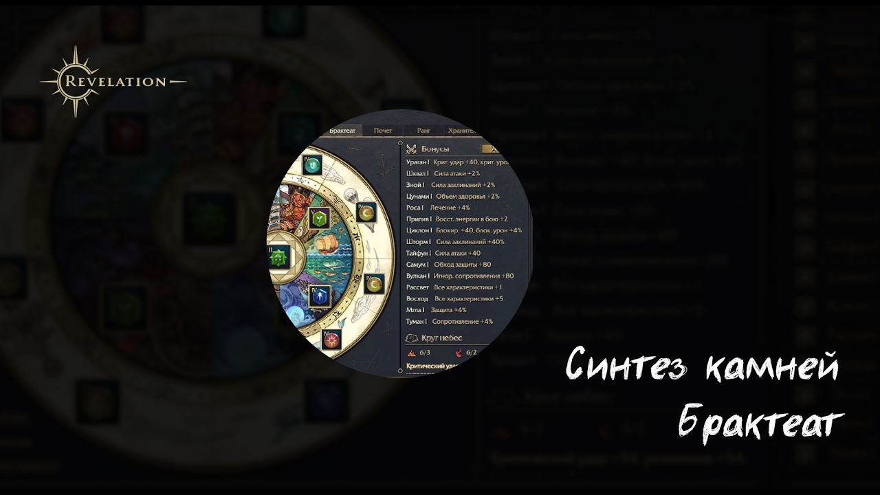 Синтез камней для Брактеат
