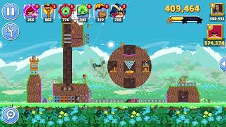 Angry Birds Friends Level 8 Tournament 1388 three stars NO POWER-UP walkthrough 2024-04-29