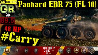World of Tanks Panhard EBR 75 (FL 10) WoT Replay - 9 Kills 5.2K DMG(Patch 1.4.0)