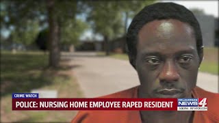 Newly-hired employee arrested after allegedly raping nursing home resident