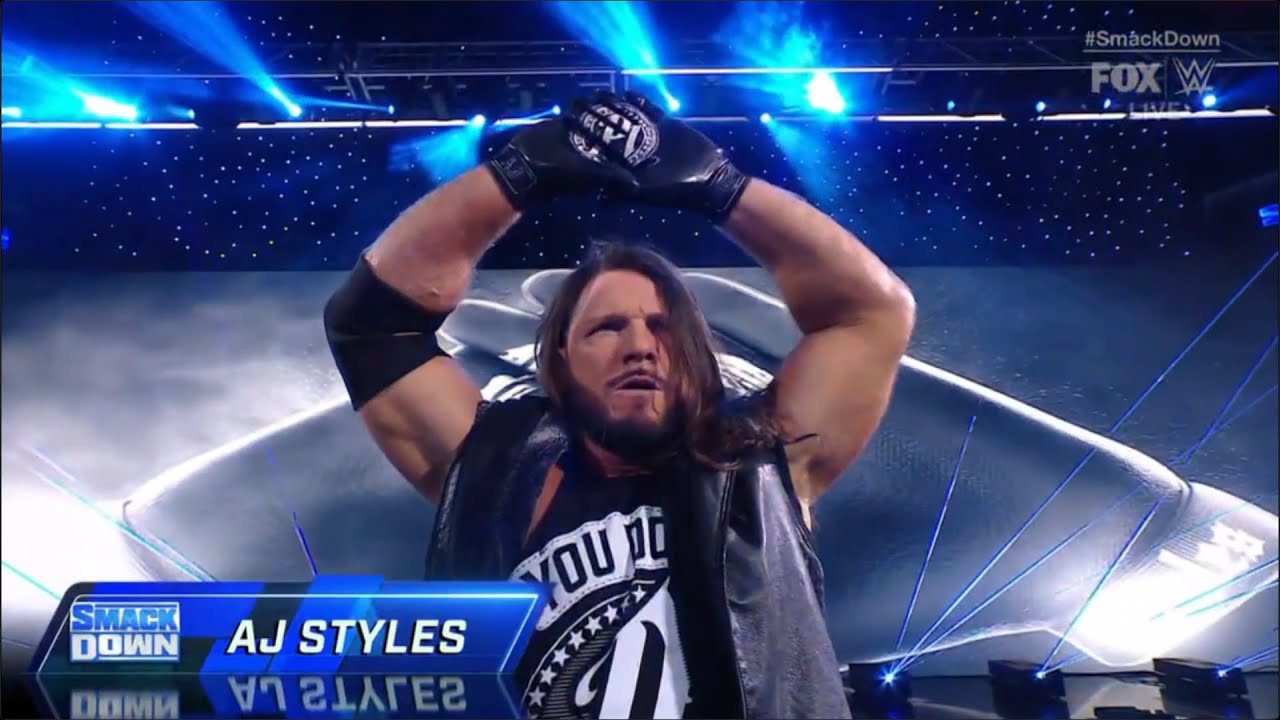 AJ Styles New Theme Song Entrance   WWE SmackDown April 12 2024