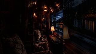 Cinematic Orient Express Ride in Thunderstorm #asmrsounds #deepsleep #ambientsounds #cozycabinvibes