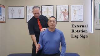 External Rotation Lag Sign