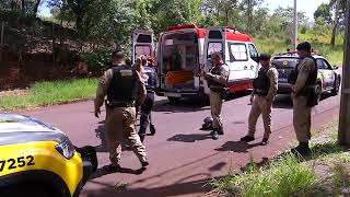 Acidente deixa motociclista Ferido em Pato...