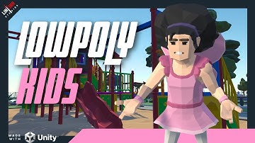 4K Preview of 100 Polygon Kids Characters