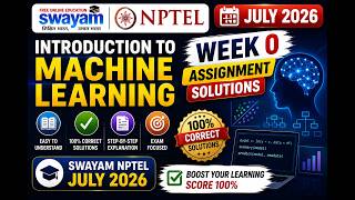 Introduction to Machine Learning - IIT KGP Week 0 Assignment Answers 2026 | NPTEL July 2026