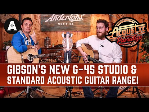 Gibson's Most Affordable USA-Made Acoustic Guitars! - NEW Gibson G-45 Studio & Standard Range