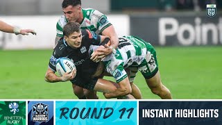 Benetton v Glasgow Warriors | Instant Highlights | Round 11 | URC 2023/24