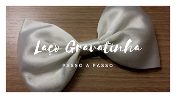 Como fazer laço tipo gravata?