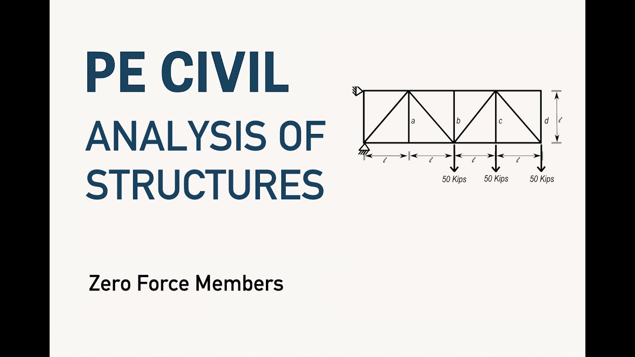 Analysis of Structures - Zero Force Members
