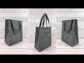 With a simple corner cut make this beautiful handbag | shopping bag