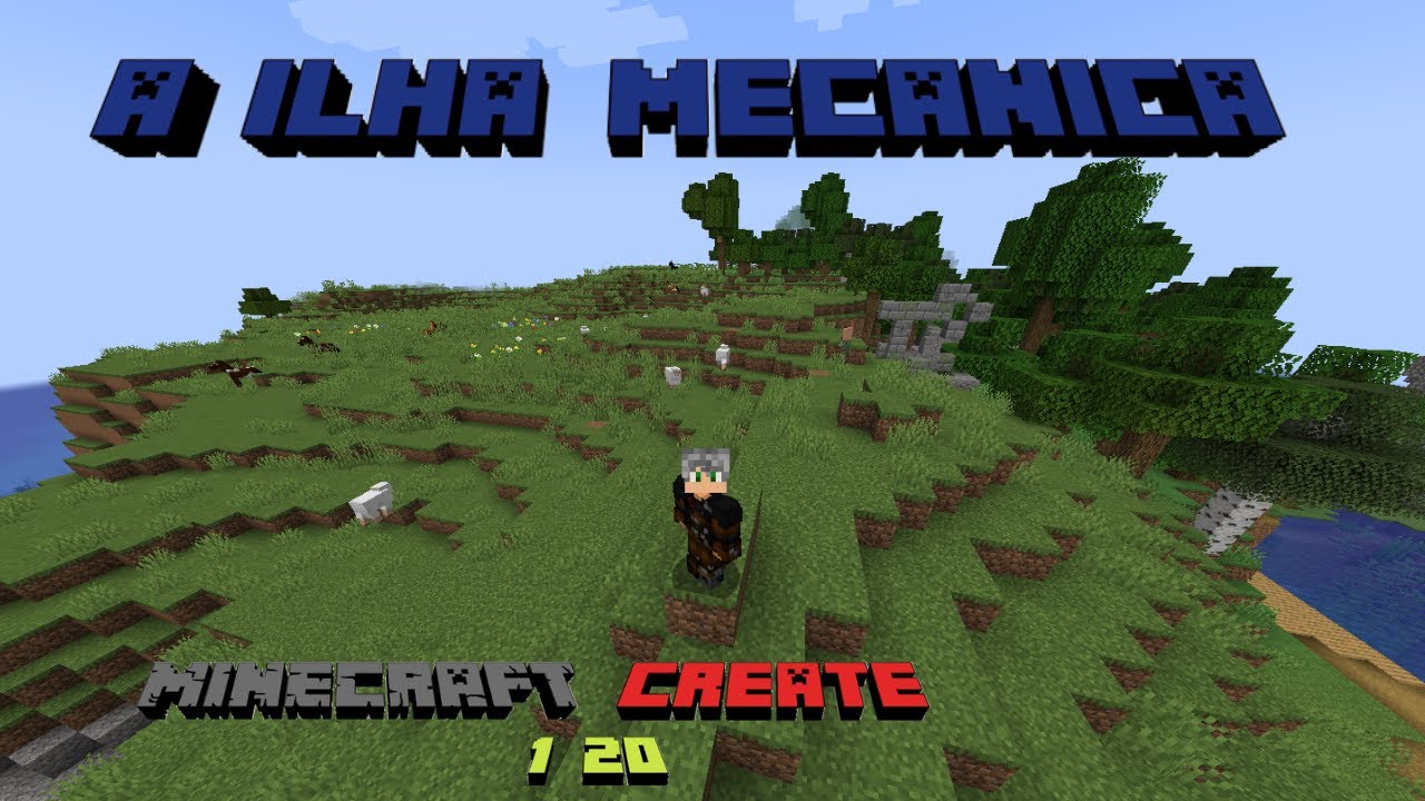 A Ilha Mecânica MINECRAFT LIVE CREATE #7 