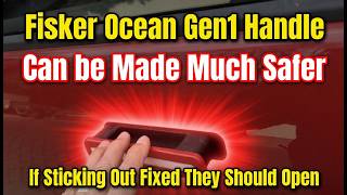Fisker Ocean Gen1 Handle Can be Made Much Safer - If Sticking out Fixed they should open