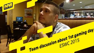 Team discussion about 1st gaming day @ ESWC 2015 (ENG SUBS)