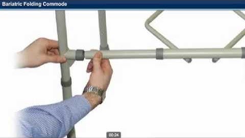 Rise Medical - Bariatric Folding Commode Installation Assembly Instructions