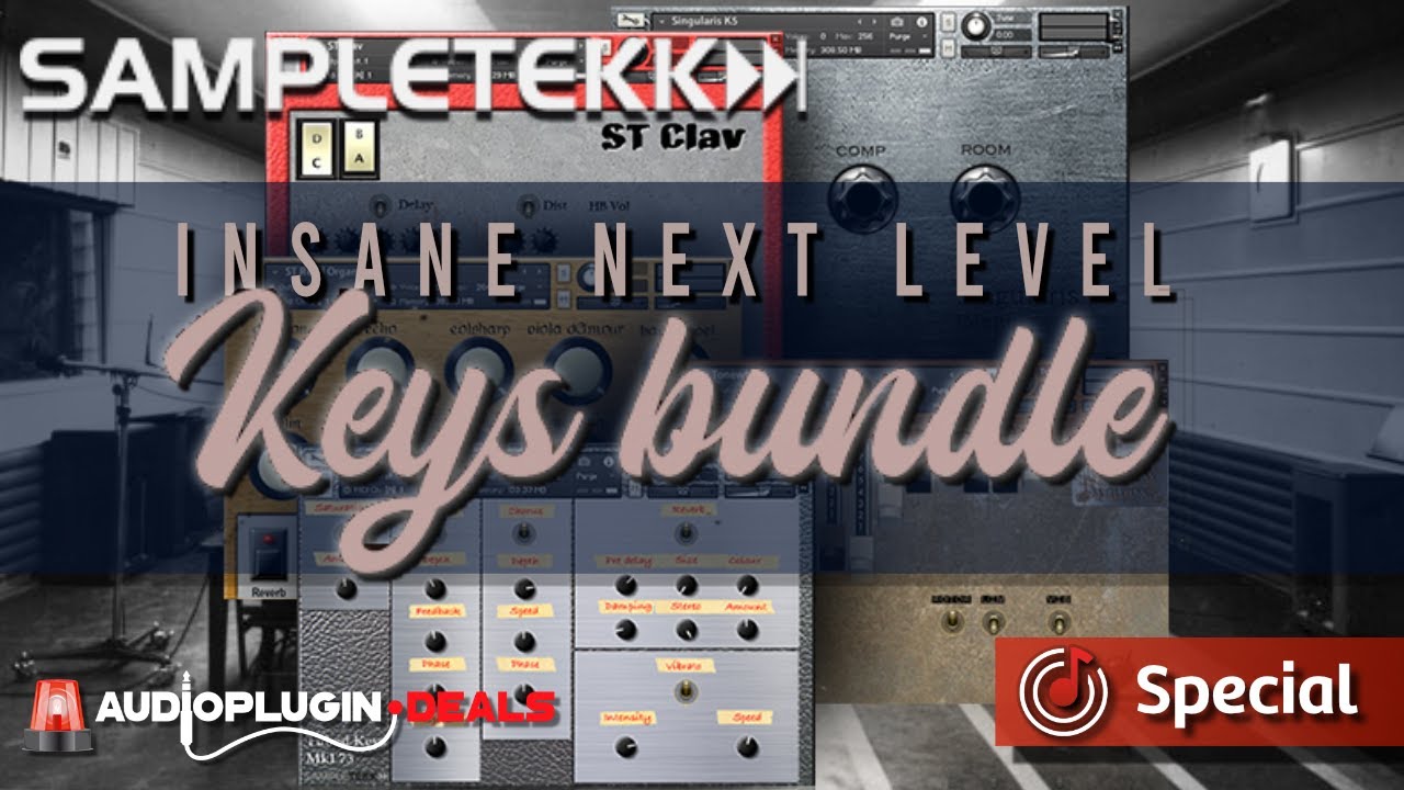 Sampletekk Insane Next Level Keys Bundle | Audio Plugin Deals | Deal Has Ended