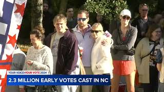 NC tops 2 millions ballots cast in 2024 General Election