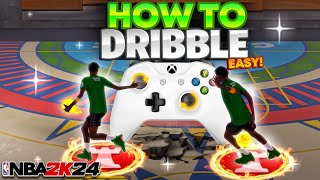 THE 1 DRIBBLE TUTORIAL FOR BEGINNERS ON NBA 2K24 BEST MOVES TO GET OPEN W/ HANDCAM