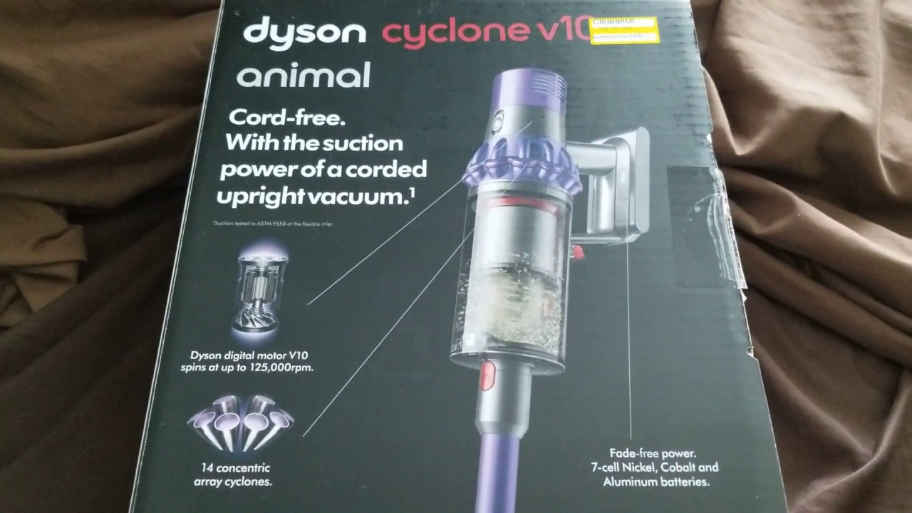 Dyson cyclone V10 animal unboxing - YouTube