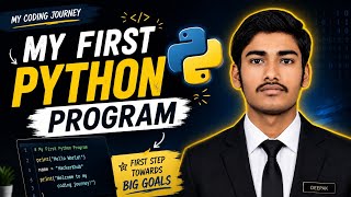 🐍 My First Python Program | Python for Beginners 🚀