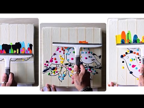 3 Simple Painting Idea / Easy Acrylic Painting Technique