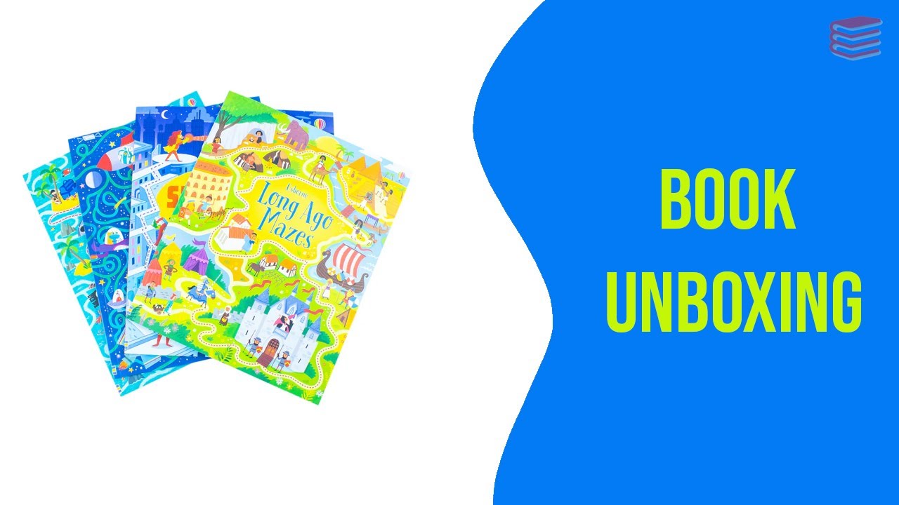 Usborne Maze Series 4 Books Collection Set By Sam Smith & Kirsteen Robson - Book Unboxing
