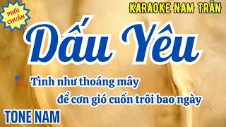 Karaoke Dấu Yêu Tone Nam | Nam Trân