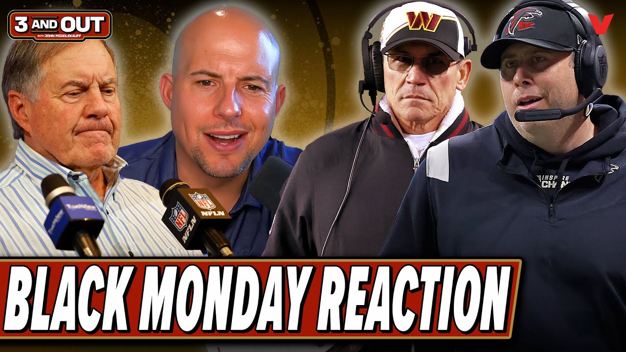 NFL Black Monday Reaction: Falcons & Commanders fire HC, Will Pats fire Belichick next? | 3 & Out