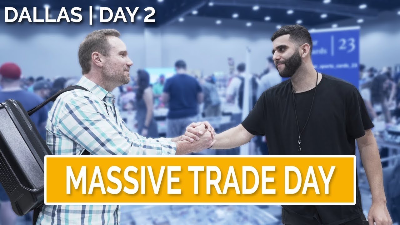 🔥 MASSIVE TRADE DAY 🔥 Dallas Card Show (Part 2) YouTube