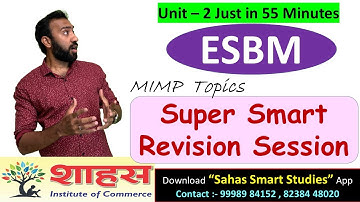 SYBcom - ESBM Unit 2 Full Revision Session || MIMP Questions Discussion #sybcom #msu #revision
