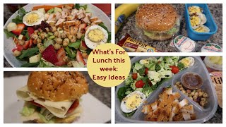 Lunches for the Week | Easy Lunch Ideas