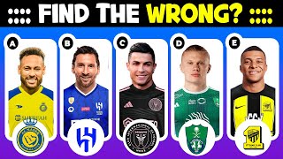 FIND THE WRONG! WHICH PLAYER IS ON THE WRONG TEAM? GUESS THE REAL TEAM! FOOTBALL QUIZ 2023/2024 ⚽⚽⚽